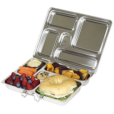 nasa metal bento box|PlanetBox Rover Stainless Steel Bento Lunch Box with 5 .